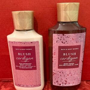 Bath and body works bundle BLUSH CARDIGAN